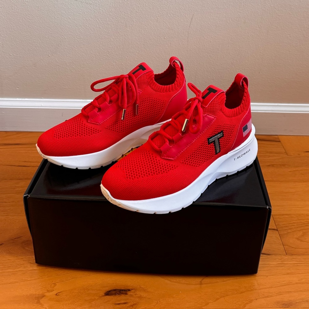 Trump Red Athletic Sneaker - Brand New - Great Condition